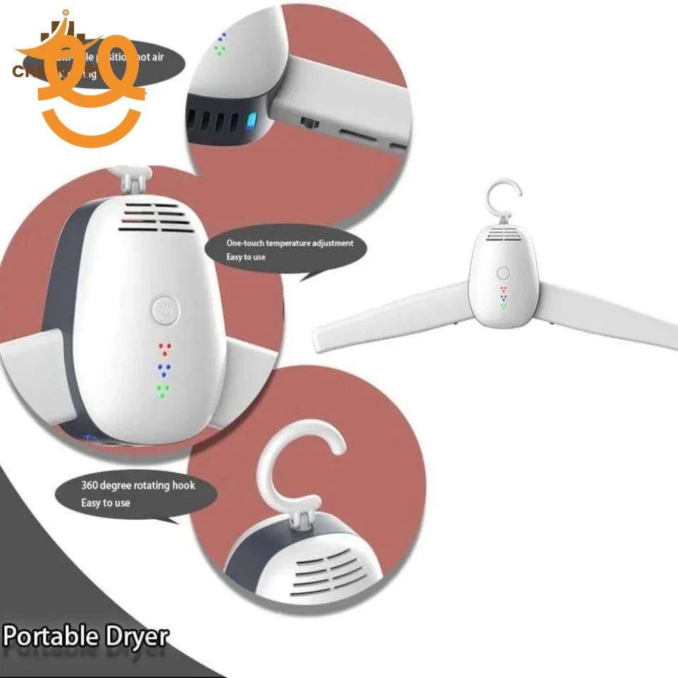 "Multi-Functional Folding Dryer Hanger – Portable Clothes Drying Rack