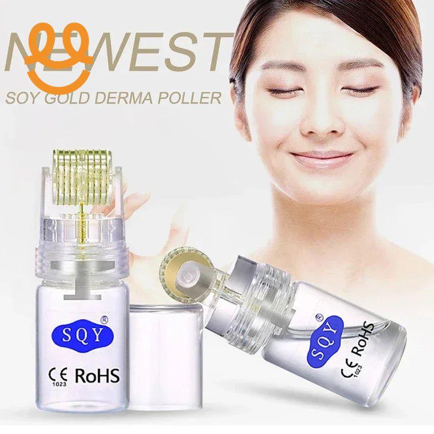 Bottle Derma Roller, Skin Rejuvenation, Anti-Aging Facial Treatment Tool